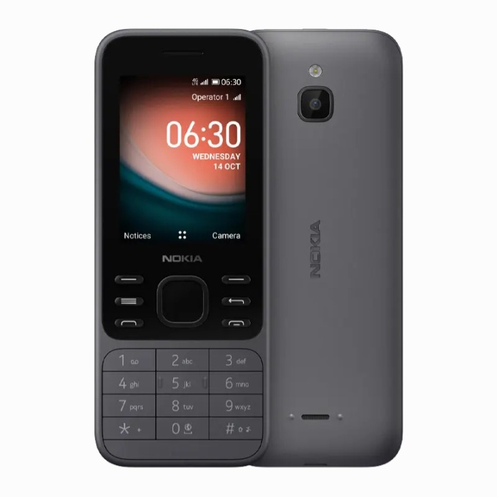 نوکیا 6300 | حافظه 4 گیگابایت رم 512 مگابایت | خاکستری ا Nokia 6300 4GB/512 MB