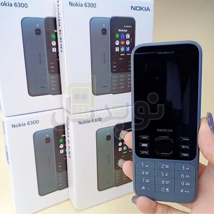 نوکیا 6300 | حافظه 4 گیگابایت رم 512 مگابایت | خاکستری ا Nokia 6300 4GB/512 MB