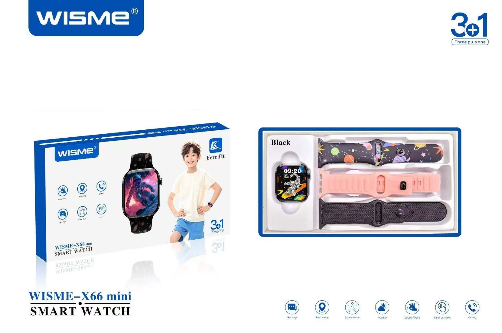 ساعت هوشمند مدل WESME X66 MINI (حداقل سفارش 5 عددی)